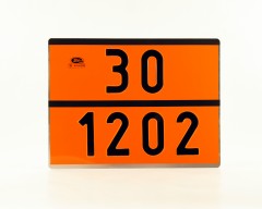 Boards for transport units carrying dangerous goods