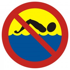 Znak - Kąpiel zabroniona