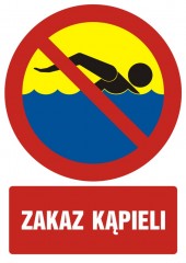 Znak - Zakaz kąpieli