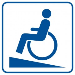 Rampe für Invaliden