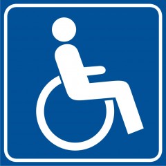 Weg für Behinderte