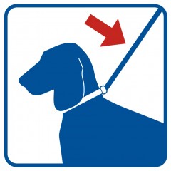 Znak - Prowadź psa na smyczy