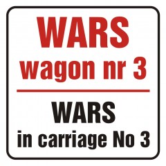 Znak - Wars w wagonie nr 3. Wars in carriage no 3