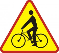 Bicycles ahead