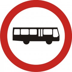 Zakaz wjazdu autobusów