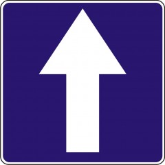 One way road