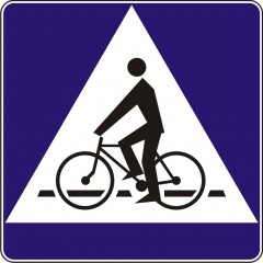 Yield to bicycles