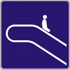 Downward moving staircase