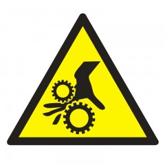Warning! Rotating elements