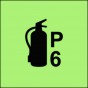 Powder fire extinguisher P6