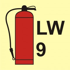 LW9 water fire extinguisher