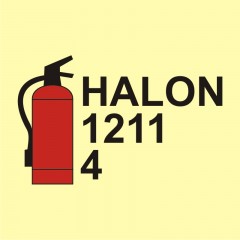 Halon 1211/4-Feuerlöscher