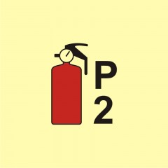 Powder fire extinguisher P2
