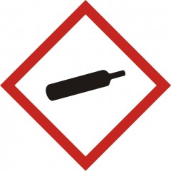 Znak bezpieczeństwa - Produkt pod ciśnieniem - znak piktogram GHS 04 CLP