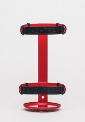 Wall hanger with band clip for 4kg and 6kg fire extinguishers