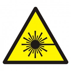 Warning; Laser beam