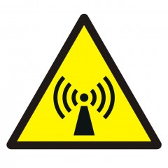 Warning; Non-ionizing radiation