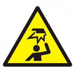 Warnung vor Kopfverletzung