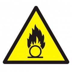 Warnung vor brandfördernden Stoffen