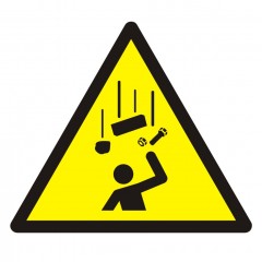 Warning; Falling objects