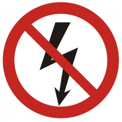 Do not launch electrical devices
