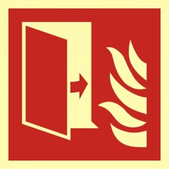 Fire protection door