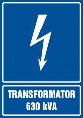 Znak elektryczny - Transformator 630 kVA