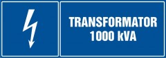 Znak elektryczny - Transformator 1000 kVA