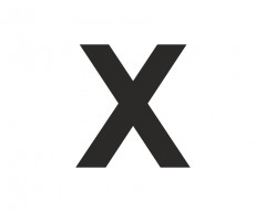 Znak - Litera X