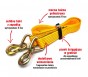 Tow rope | Tow strap 5m - 6t tape HOOK+HOOK