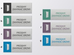 PROSIMY ZAMYKAĆ DRZWI