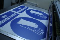 PCV signs - digital UV print