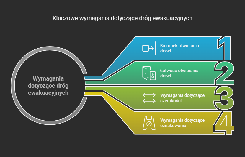 Normy dotyczące wyjść ewakuacyjnych