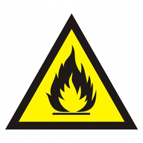 Warning of flammable substances