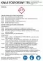 Знак безпеки - Фосфорна кислота 75%
