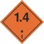 Explosive substances and articles. Subclass 1.4