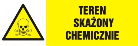 Знак - Хімічно забруднена територія