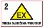 Знак - Вибухонебезпечна зона 2
