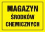 Tablica budowlana - Magazyn środków chemicznych