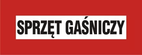 Znak przeciwpożarowy - Sprzęt gaśniczy
