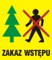 Znak - Zakaz wstępu