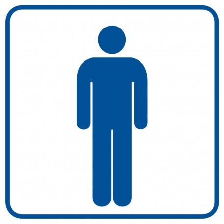 Znak - Toaleta męska 1