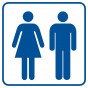 Znak - Toaleta damsko-męska 1