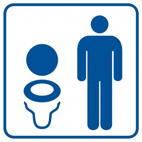 Znak - Toaleta męska 2