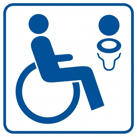 Znak - Toaleta dla inwalidów 2
