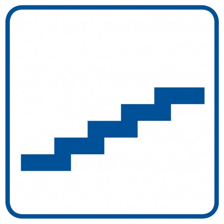 Znak - Schody na dół