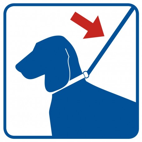 Znak - Prowadź psa na smyczy