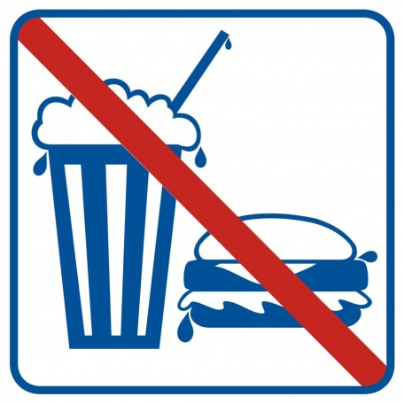 Znak - Zakaz spożywania posiłków i napojów