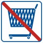 Einkaufswagen verboten