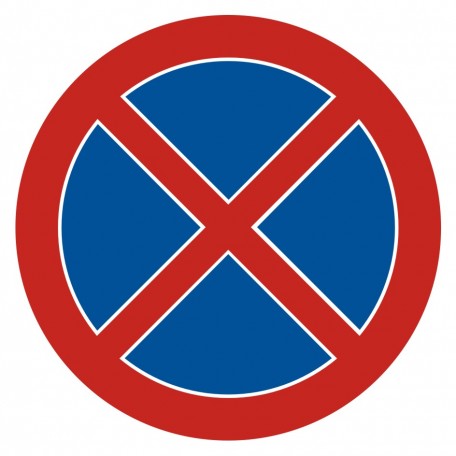 Znak - Zakaz zatrzymywania się